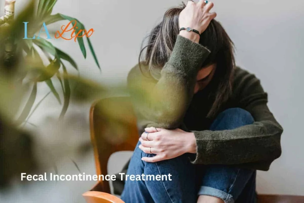 woman worried about fecal incontinence diet Paisley
