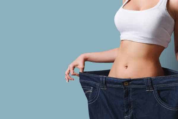 woman after fat reduction treatment Paisley