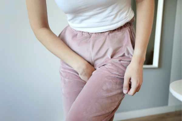 woman struggling with urine incontinence Paisley