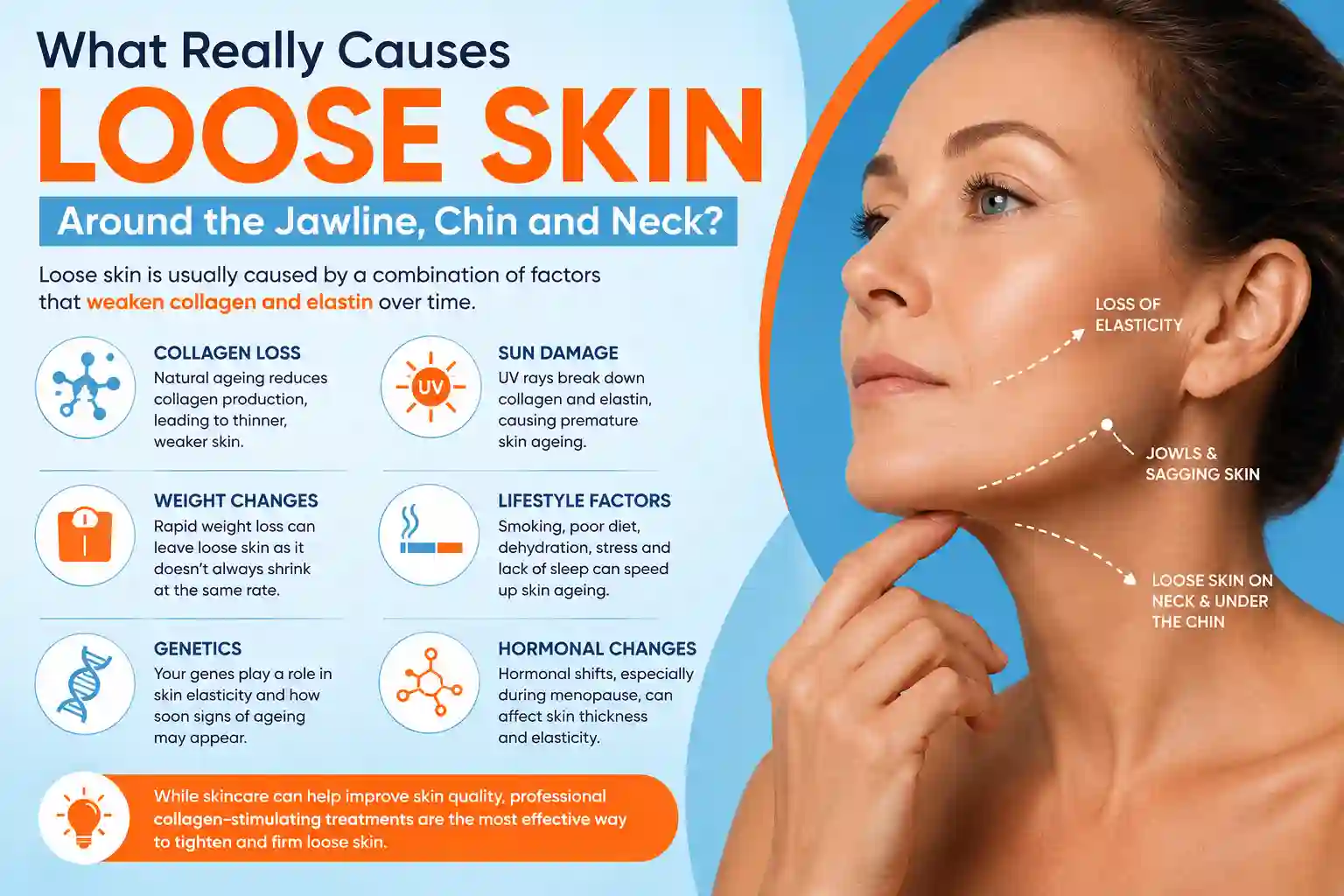 What Really Causes Loose Skin Around the Jawline, Chin and Neck Paisley?